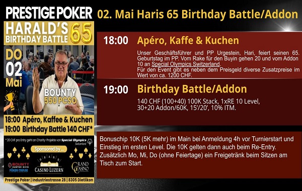 Harald`s 65 Birthday Battle/Addon