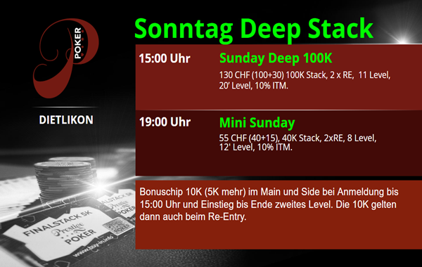 Sunday Deep Stack - 15:00