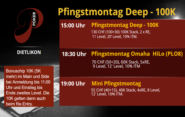 Pfingstmontag Deep - 100K - 15:00
