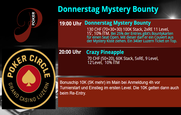 Mystery Bounty - 340er Luzern Ticket on top