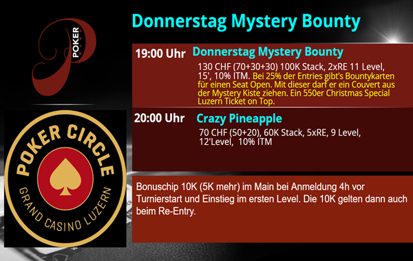 Mystery Bounty- 550er Christmas Special Luzern Ticket on top