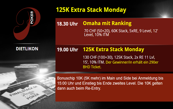 125K Extra Monday- 290 BHD